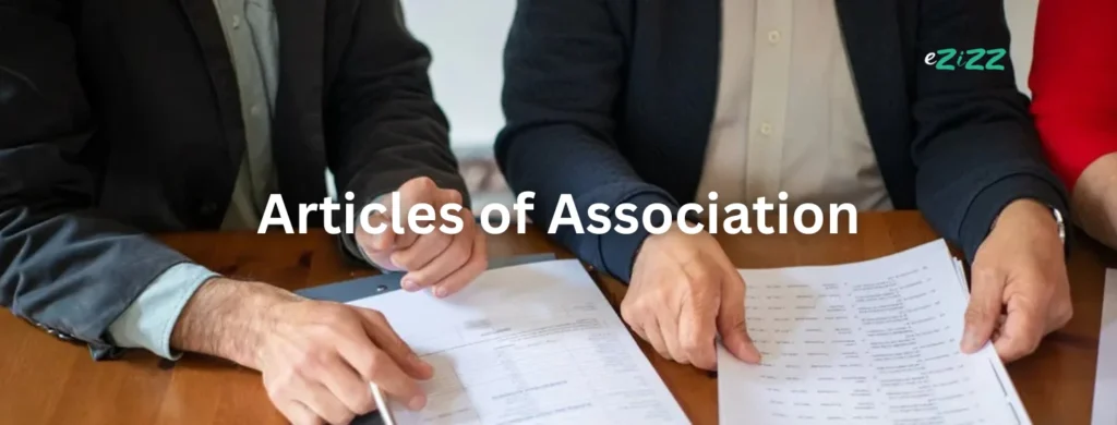 Articles of Association (AOA) document for Indian startup registration